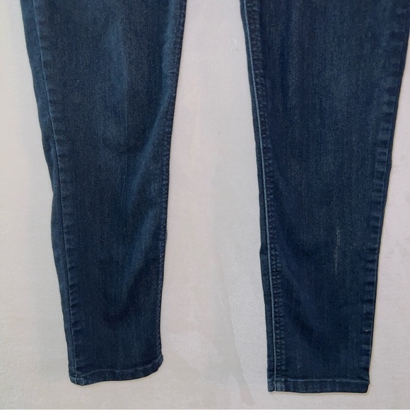 Democracy “Ab” Technology Dark Wash Denim Mid Rise Elastic Waistband Skinny Jean - Picture 3 of 6